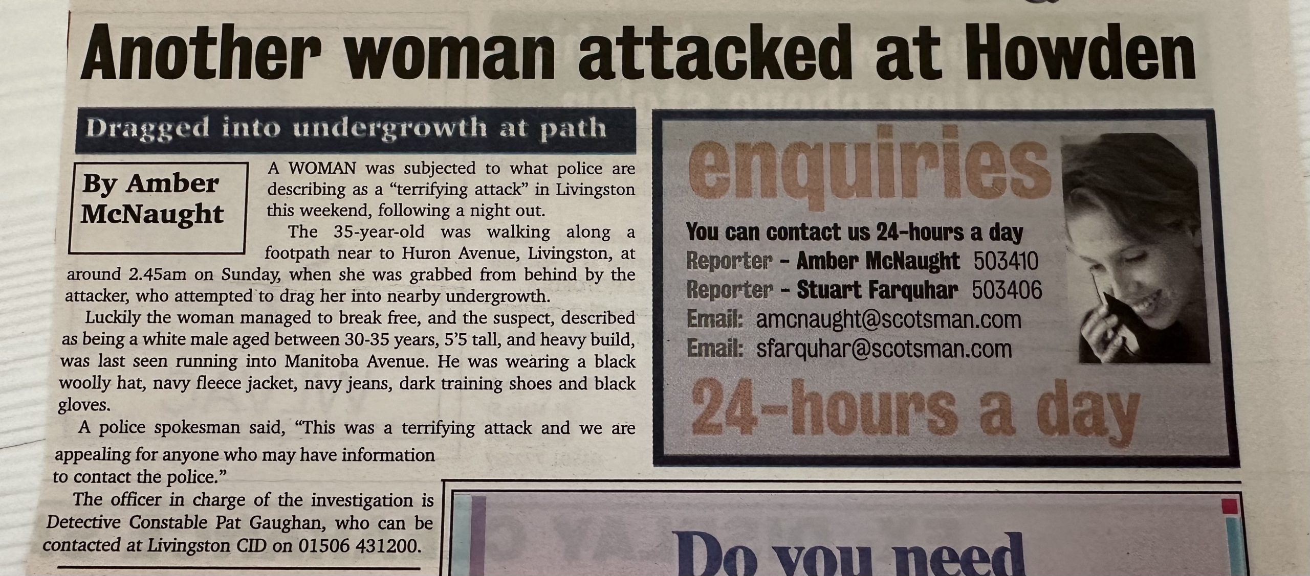 Herald & Post article