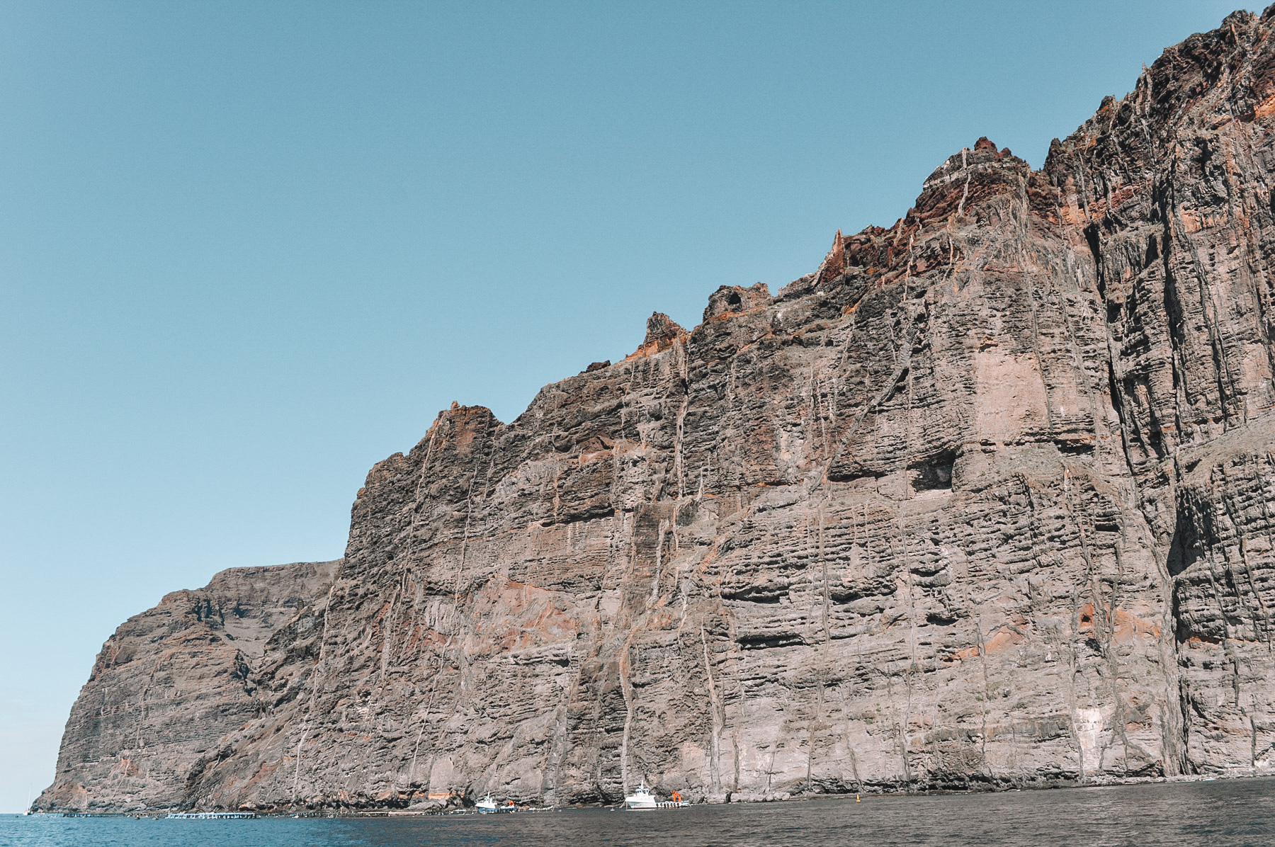 The cliffs of Los Gigantes in Tenerife, Canary Islands