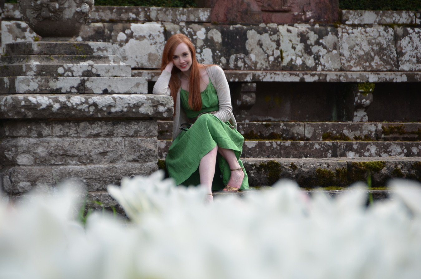 Forever Amber in the walled garden at Glamis Castle, Scotland