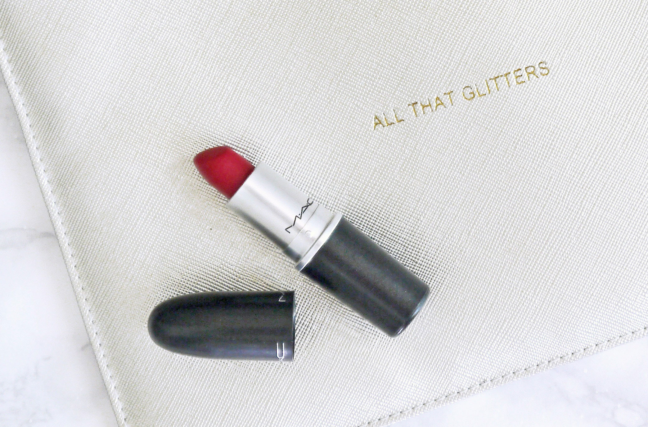 MAC Russian Red Lipstick Review - swatches and photos