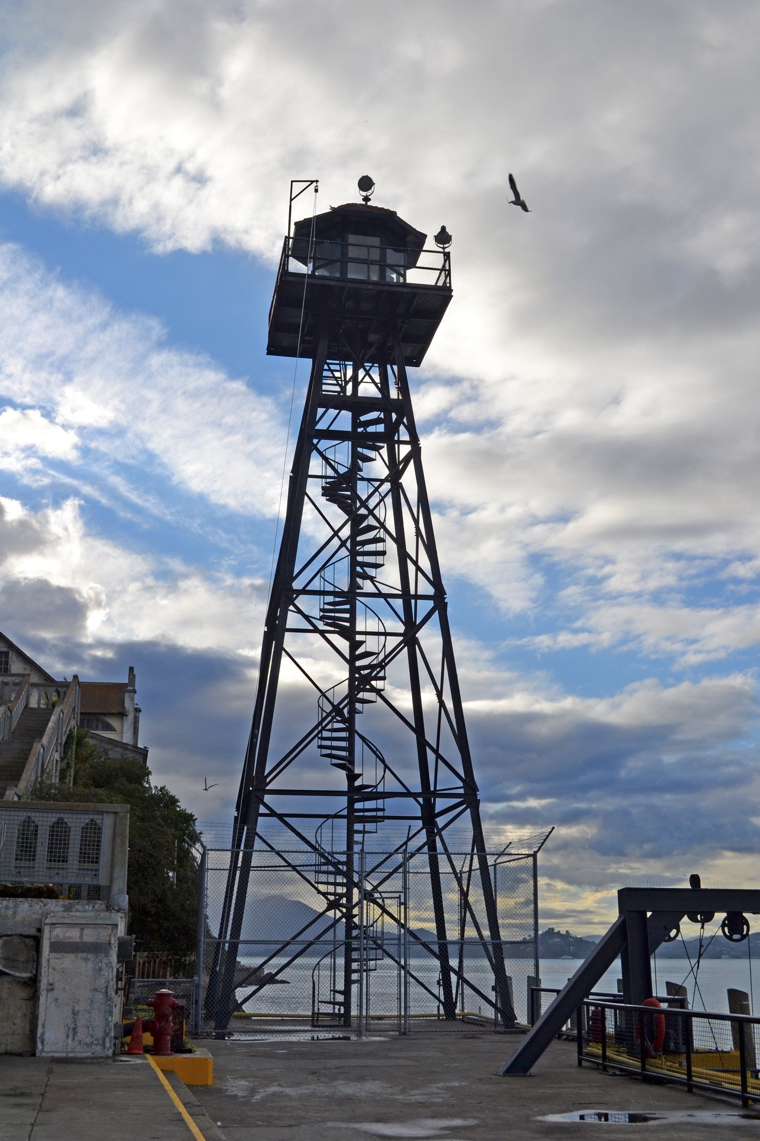 Alcatraz guard tower