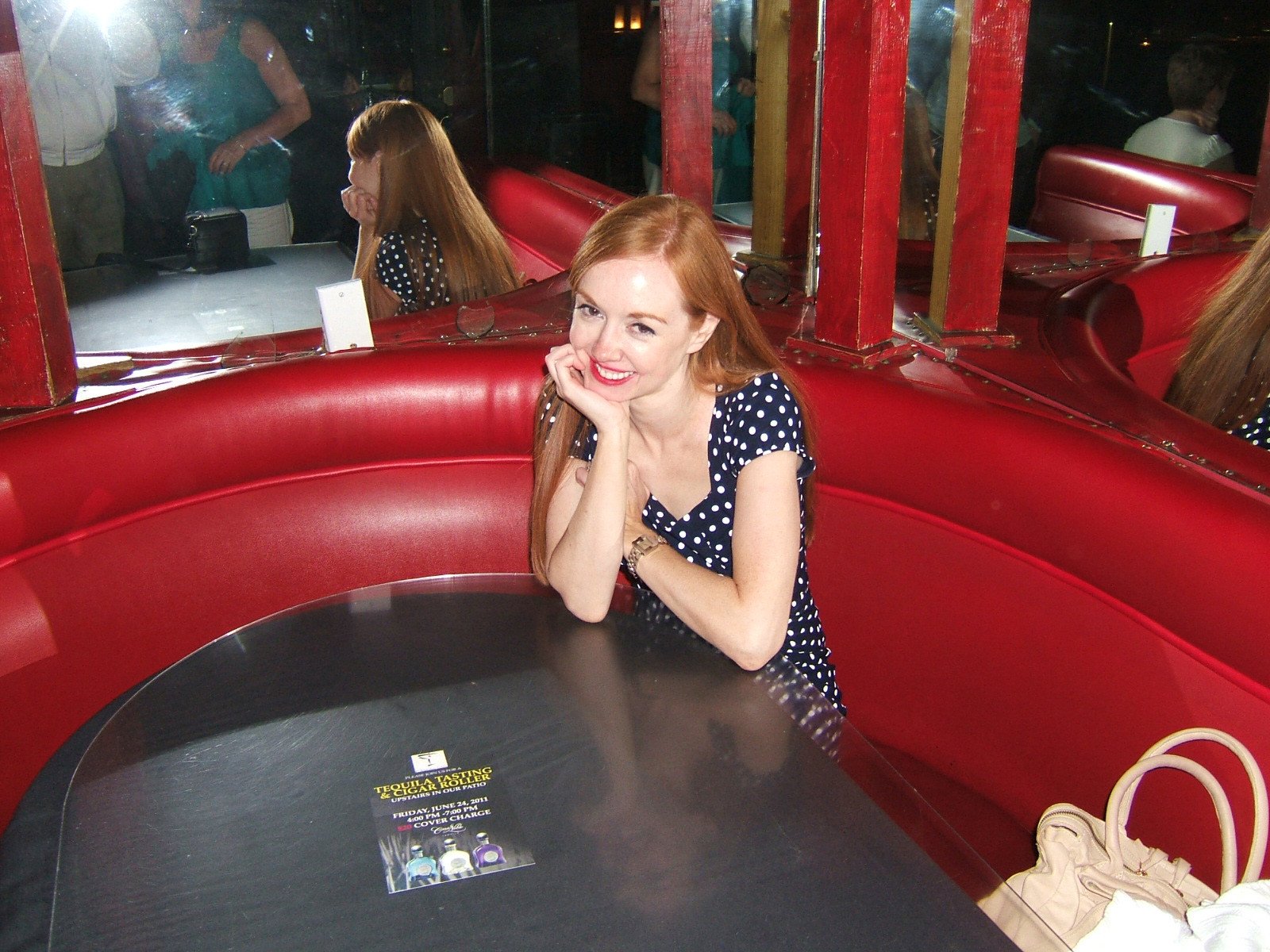 In Marilyn Monroe's favourite booth at The Formosa, Los Angeles