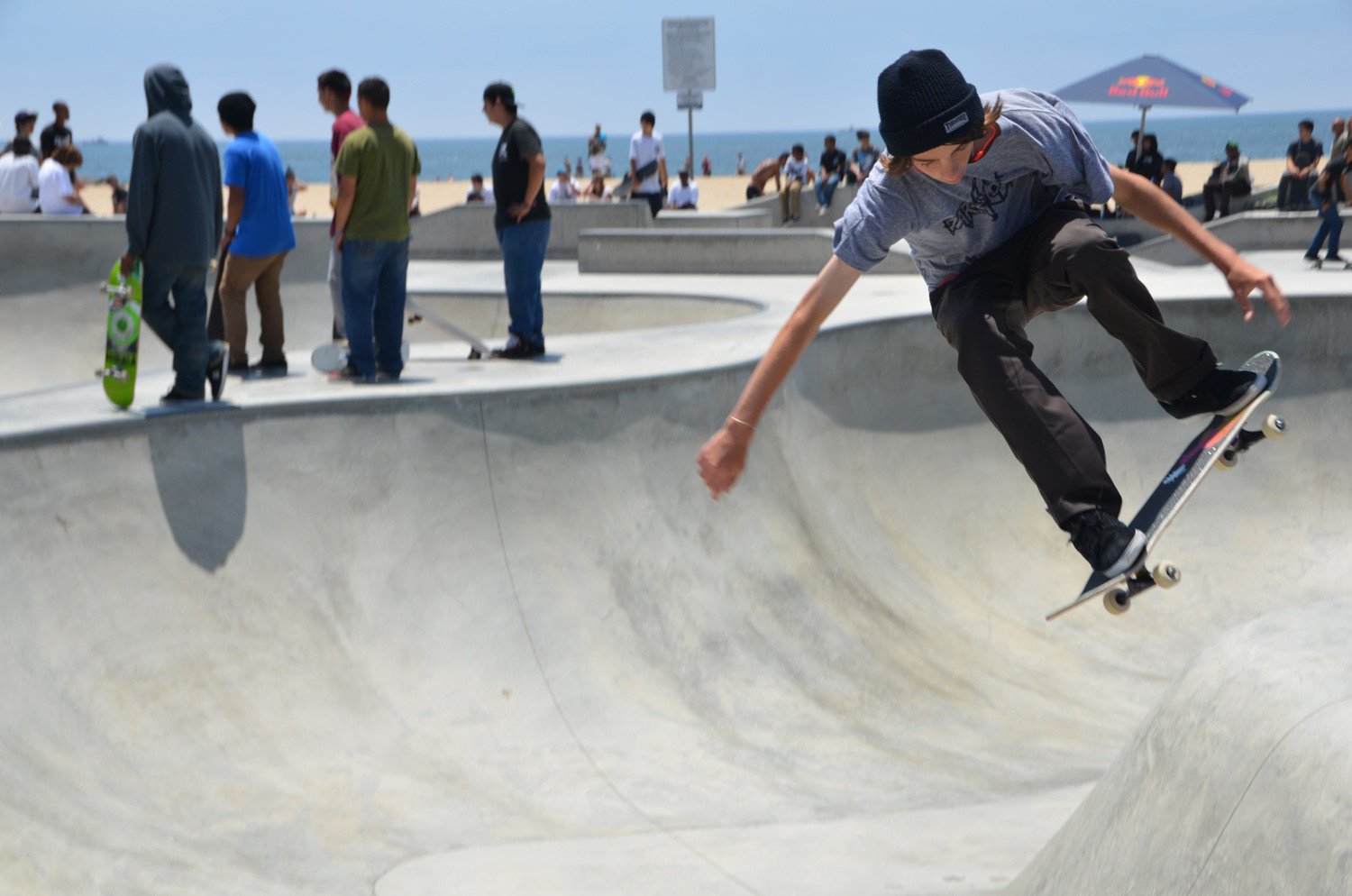 The Skate Park at Venice Beach, California