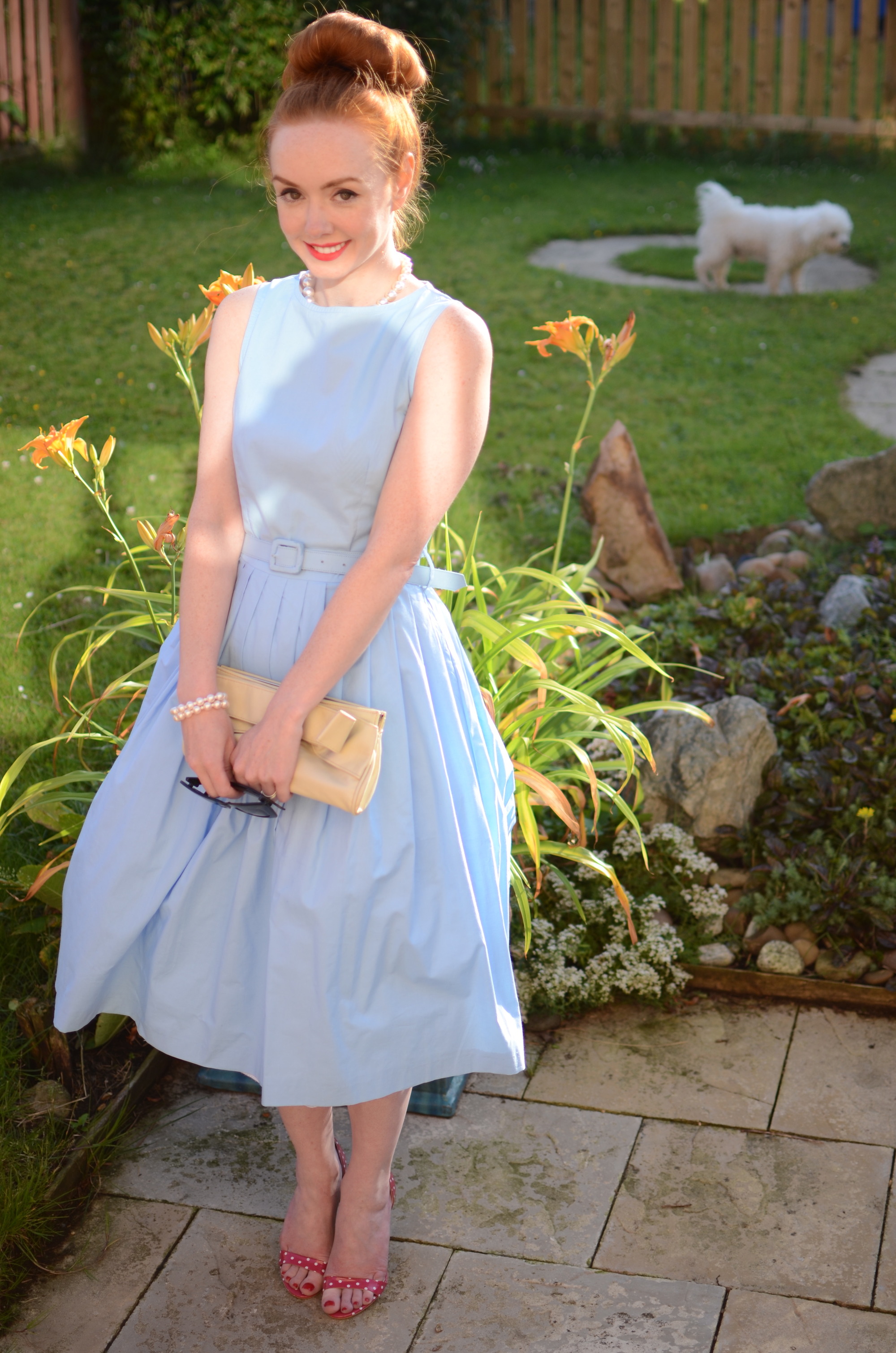 50s inspired prom dress outfit