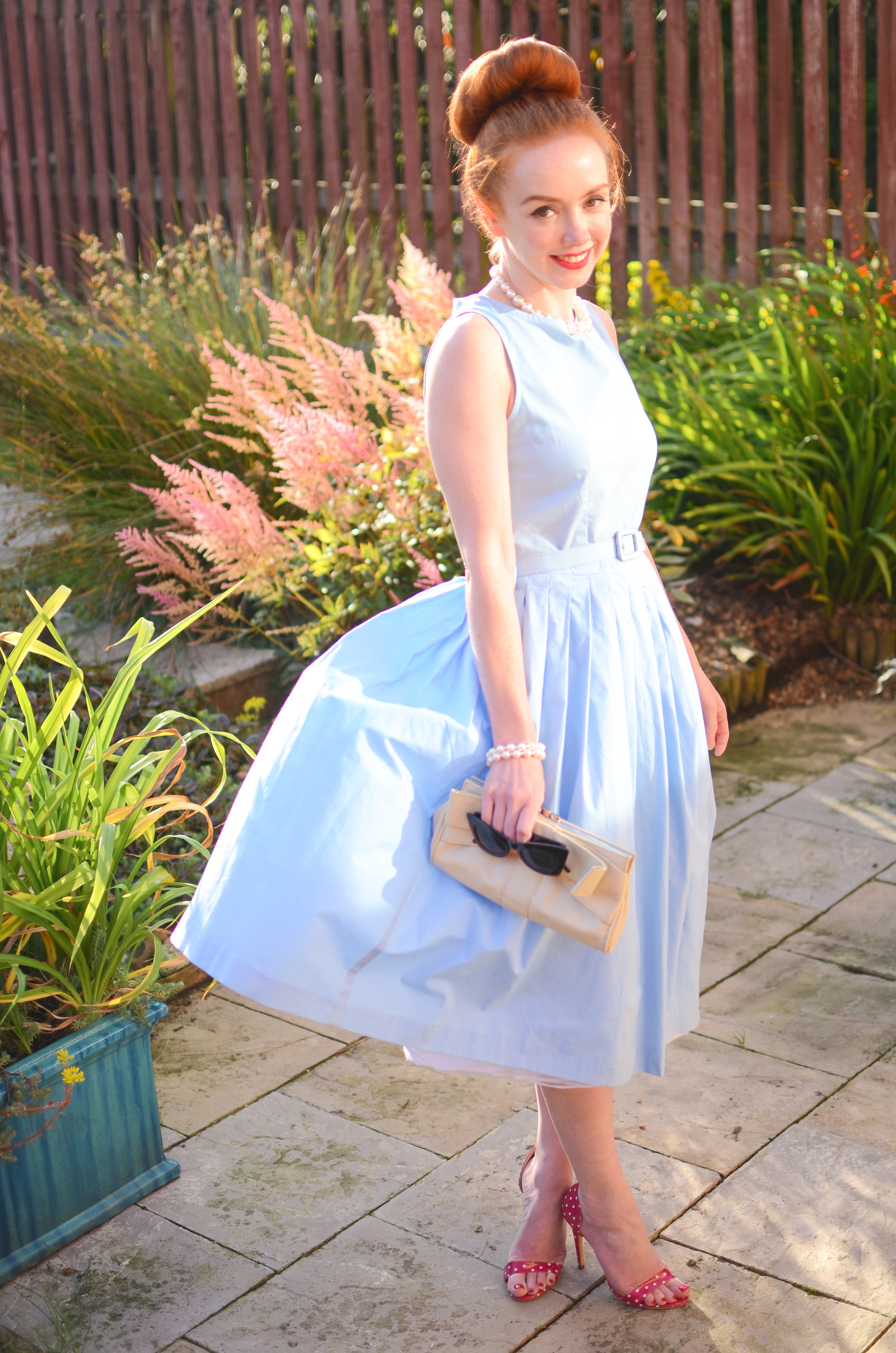 50s inspired prom dress outfit