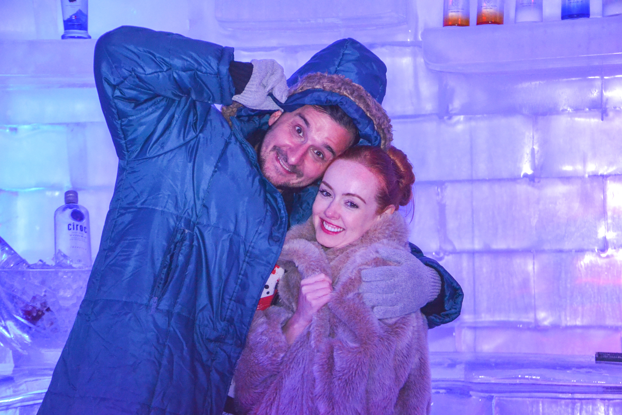Amber and Terry at Icebar Orlando