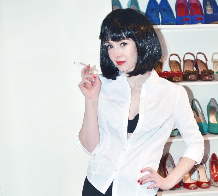Halloween Costume Idea | Mia Wallace from Pulp Fiction ⋆ By Forever Amber