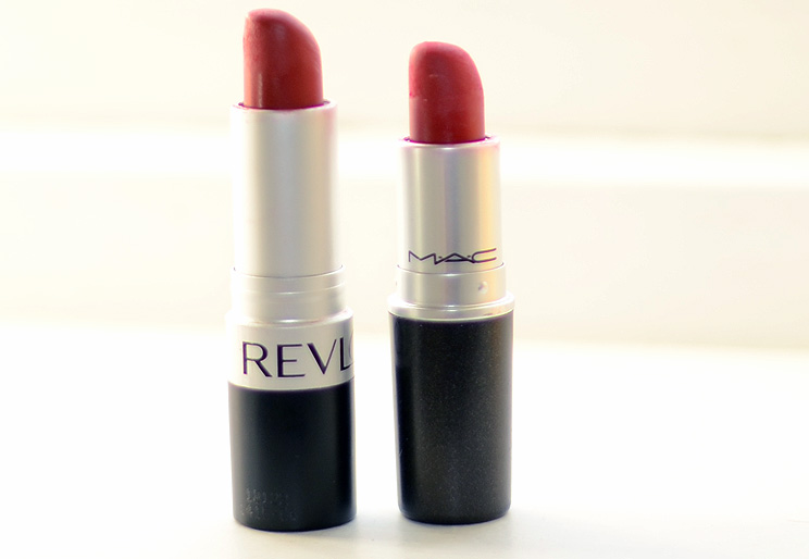 Revlon Really Red and MAC Ruby Woo