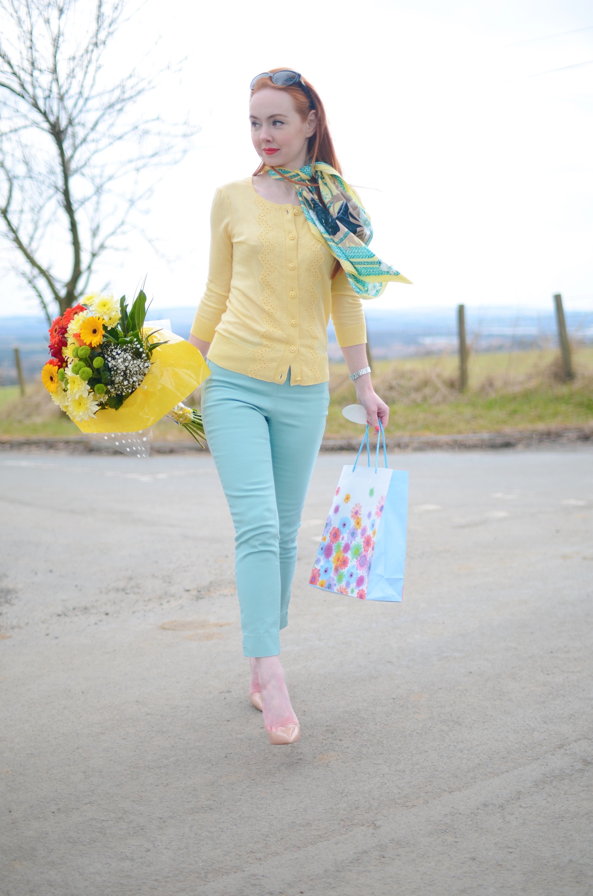 colourful spring outfit