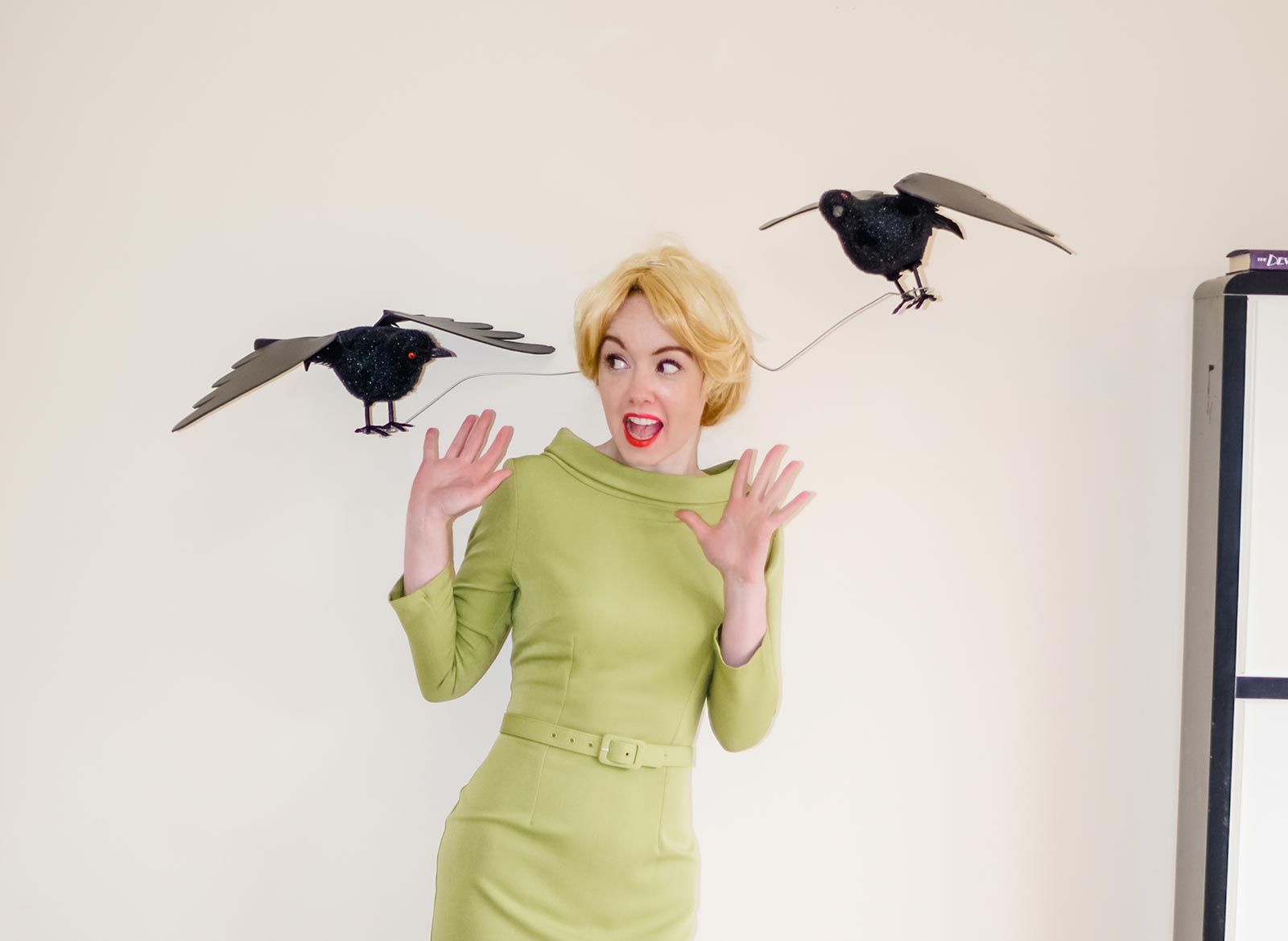 Halloween Cosytume Idea: Tippi Hedren in The Birds