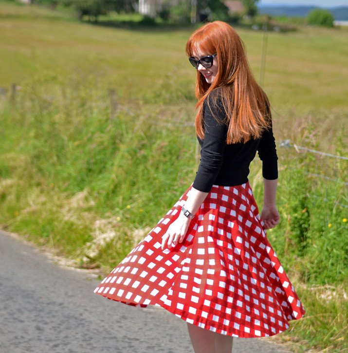 Red Gingham Skirt Day, 2016 ⋆ Forever Amber | UK fashion, lifestyle and ...