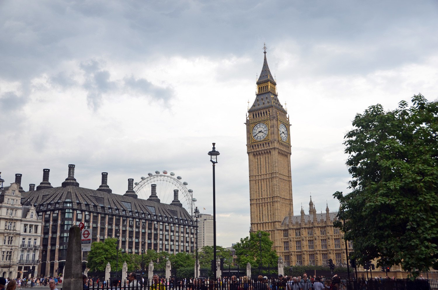 Big Ben and the London Eye