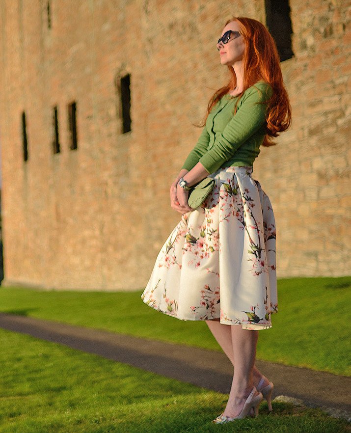 50s style skirt at Linlithgow Palace