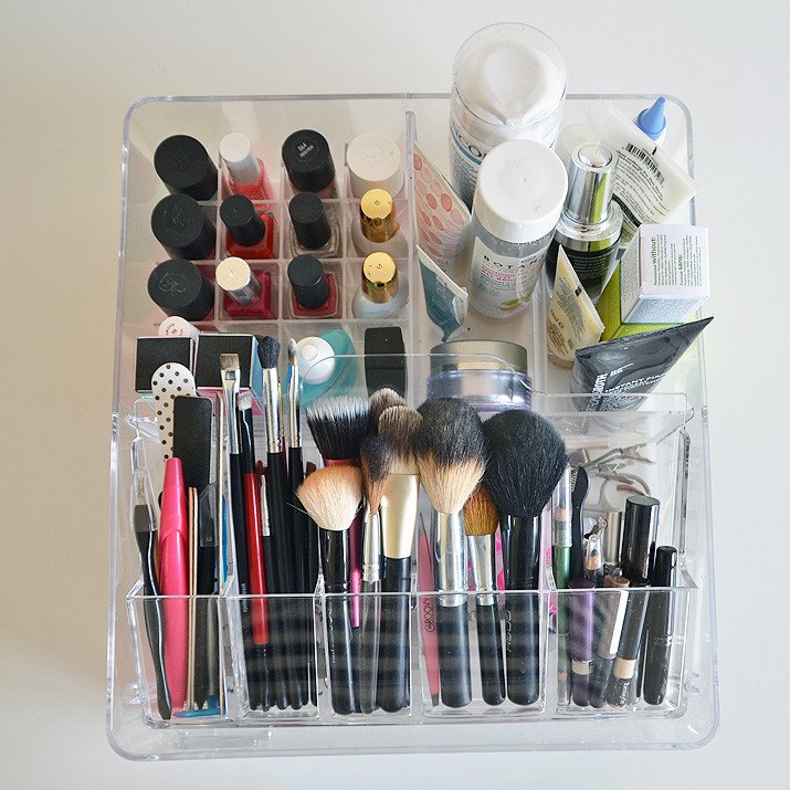 Ikea Godmorgon makeup and skincare acrylic storage box