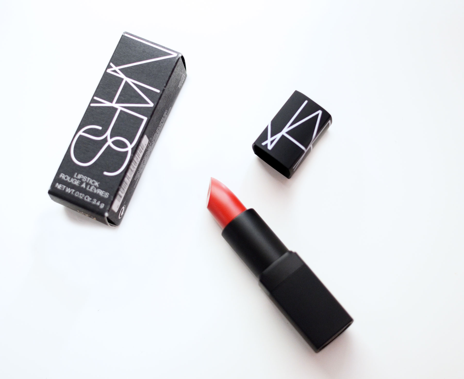 NARS Jungle red matte lipstick