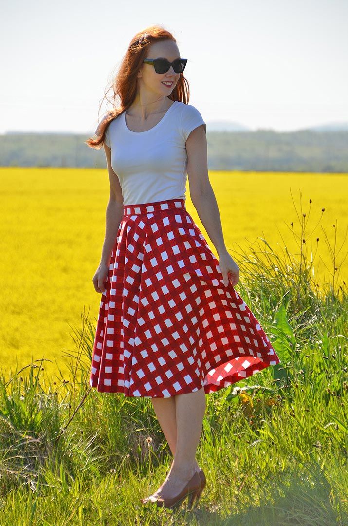 Outfit | The Gingham Skirt ⋆ Forever Amber | UK fashion, lifestyle and ...