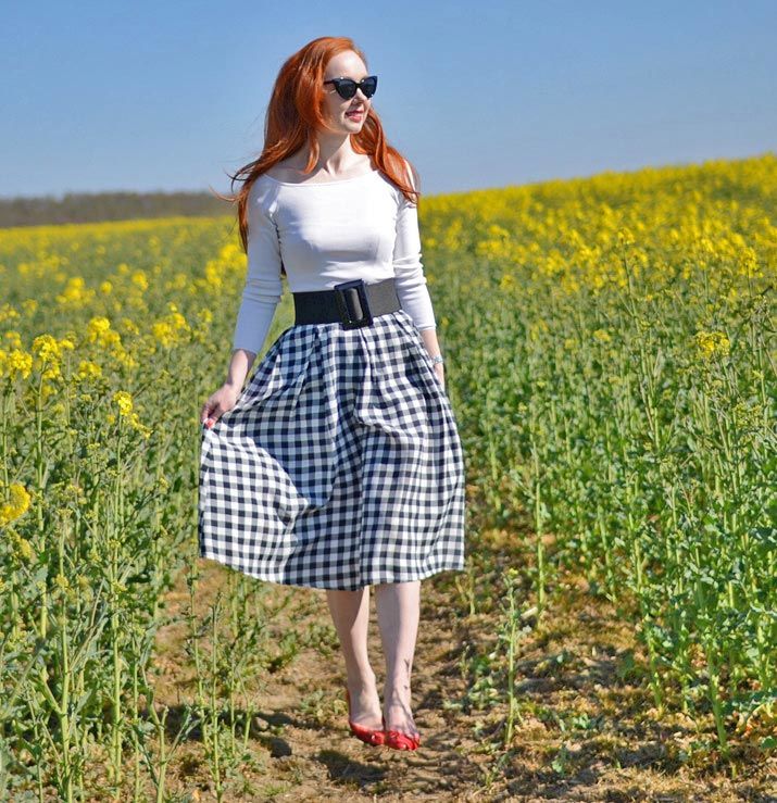 Outfit | The Gingham Skirt ⋆ Forever Amber | UK fashion, lifestyle and ...