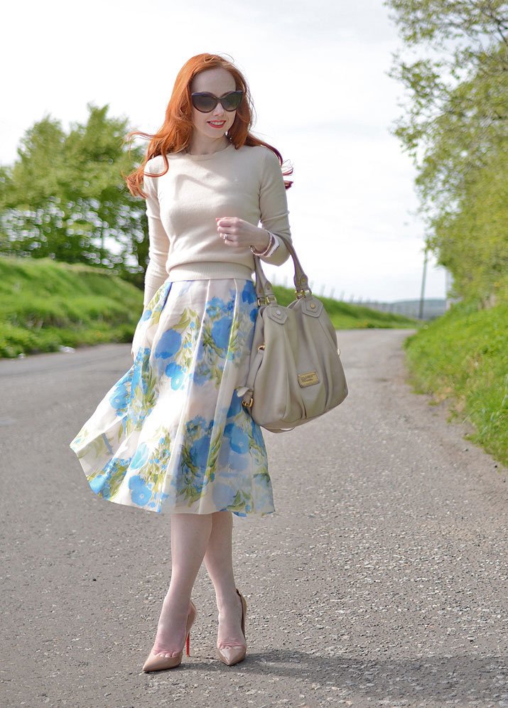 floral 50s style full skirt from Boden