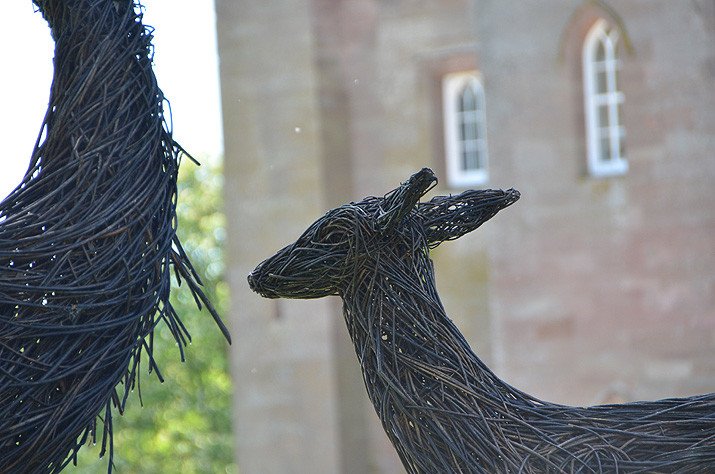 Deer Sculpture at Scone Palace, Scotland