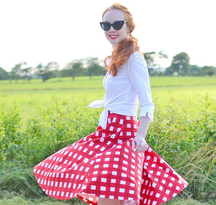 Red Gingham Skirt Day 2015 ⋆ By Forever Amber