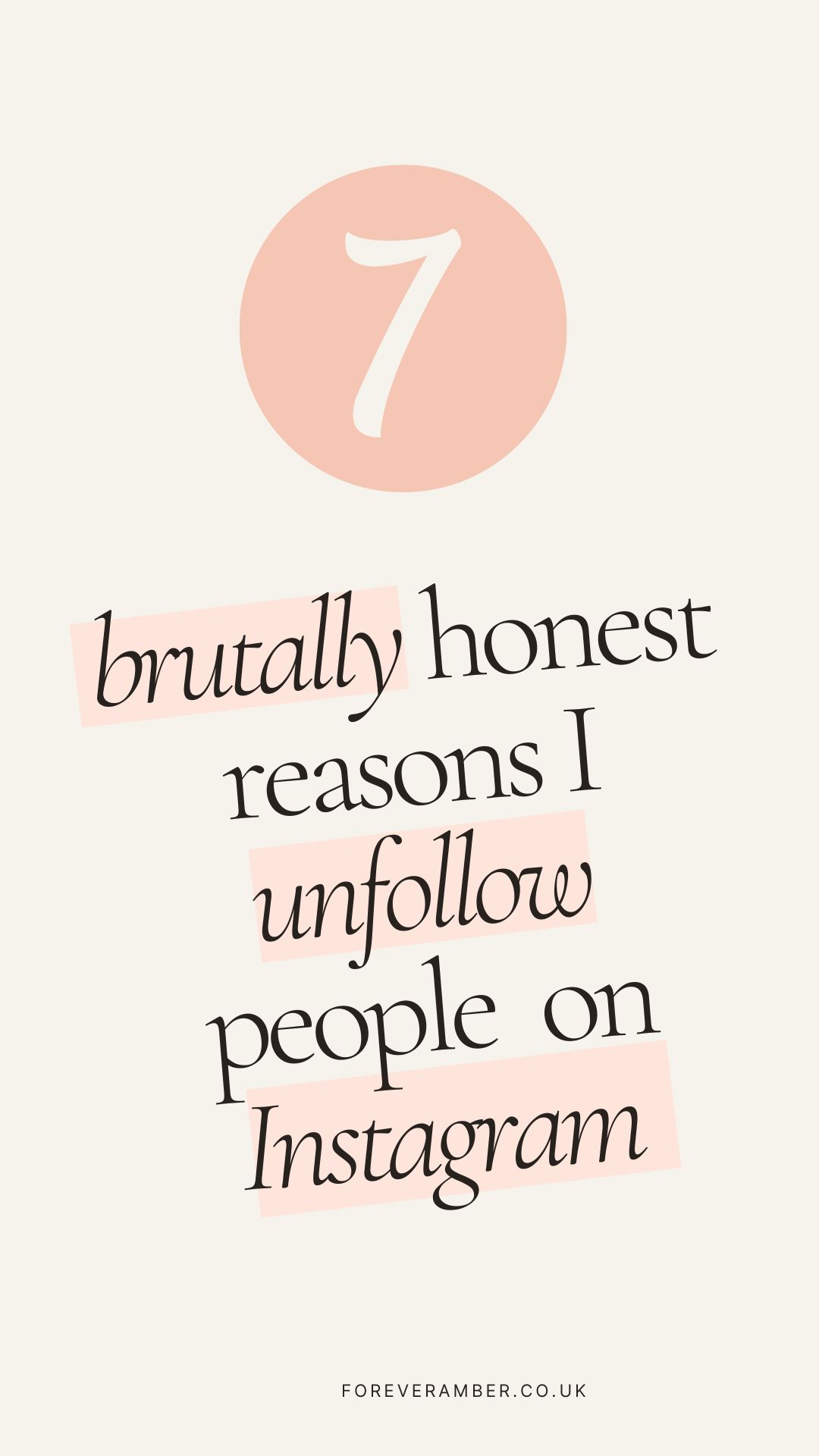 7 brutally honest reasons I unfollowed you on Instagram