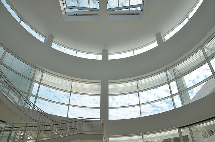 interior of The Getty Center, Los Angeles, California