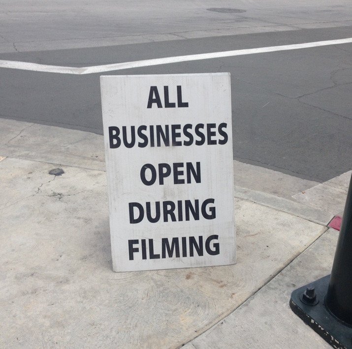 filming in Pasadena