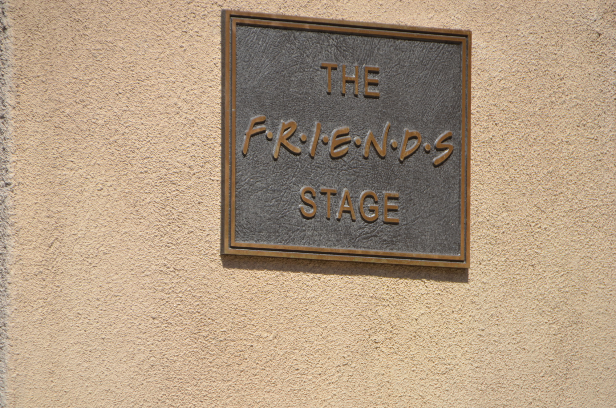 The Friends Stage at Warner Bros Studios, LA