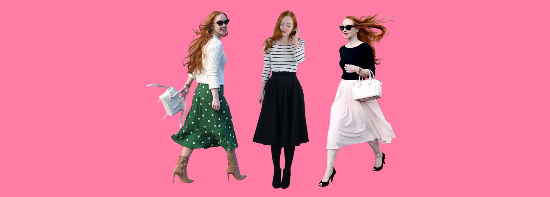How to Wear a Midi Skirt