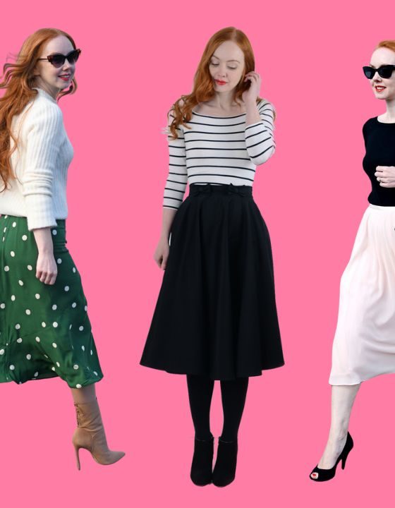 How to Wear a Midi Skirt