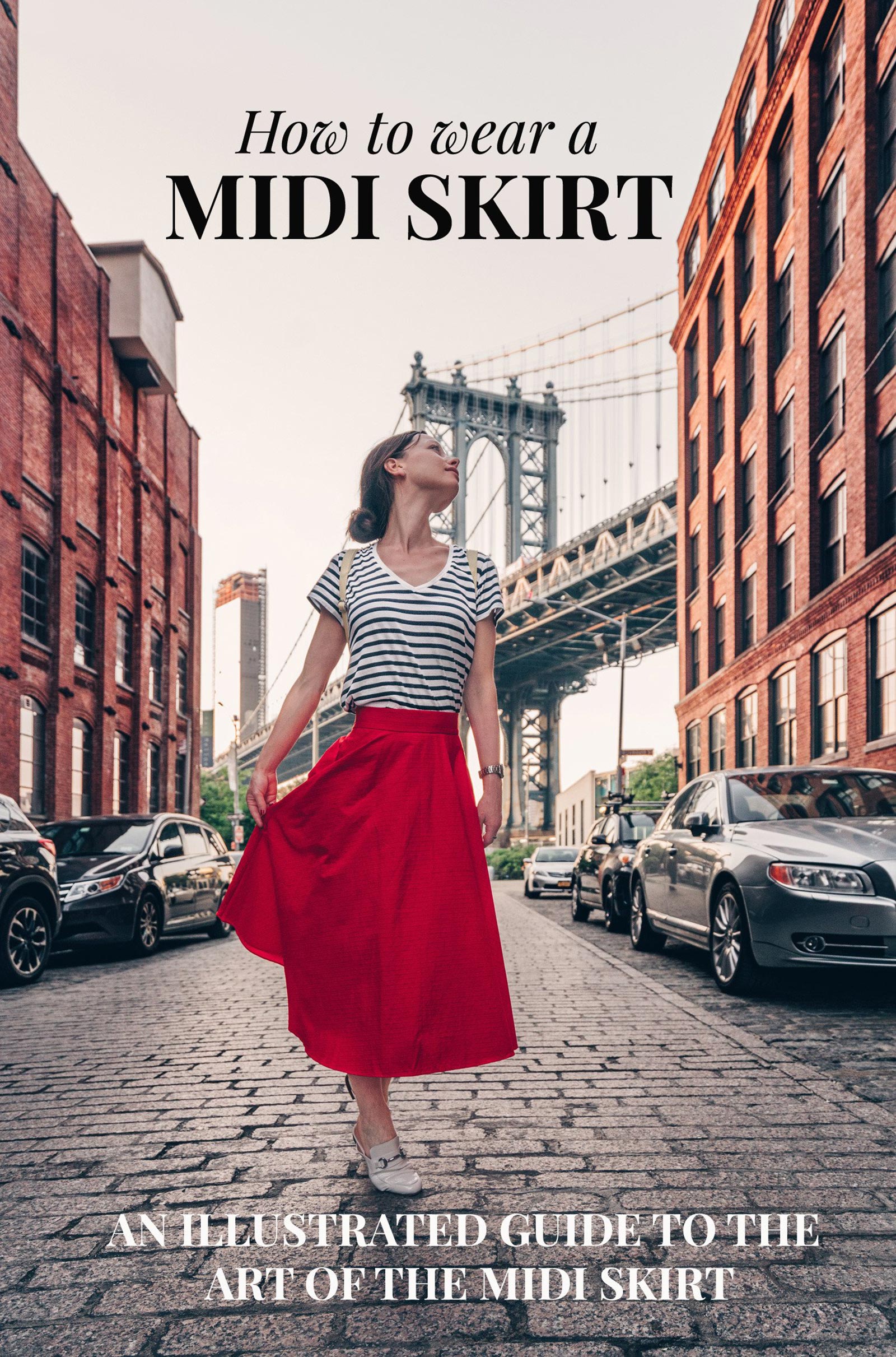 How to wear a midi skirt: styling tips