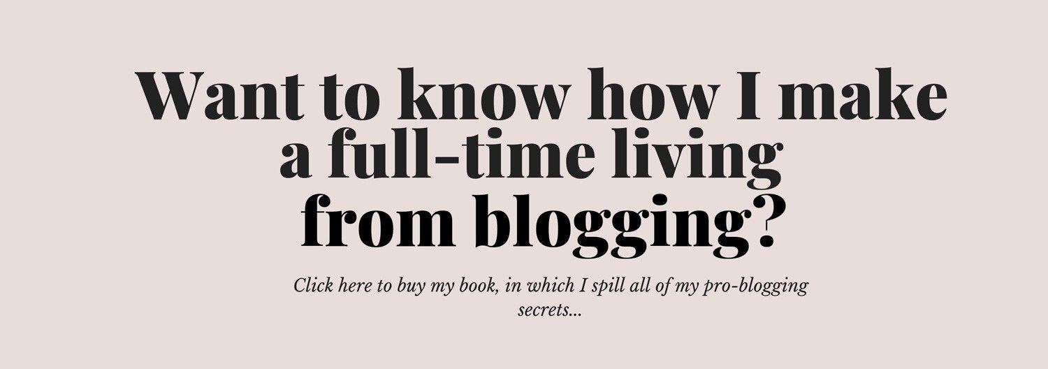Want to know how I make a full-time living from blogging?