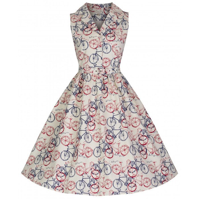 Lindybop Matilda bike print dress