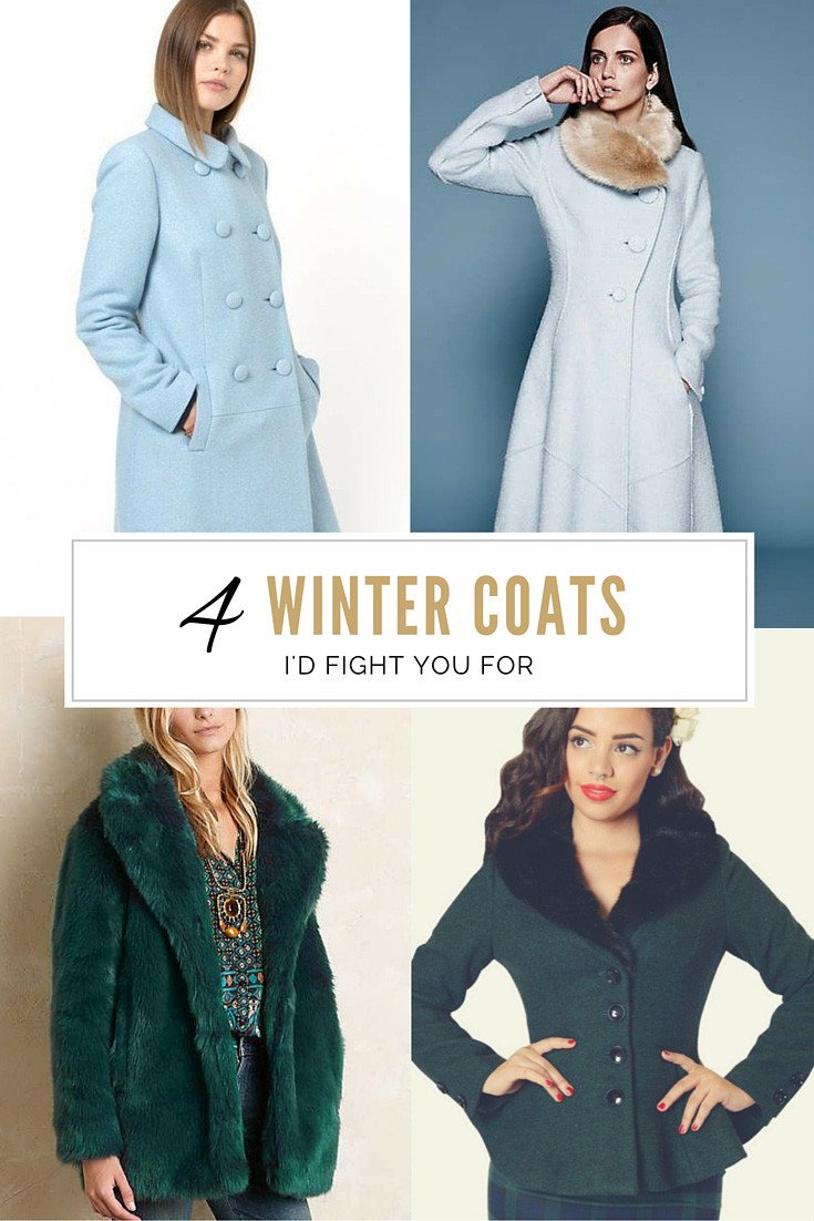 4 Winter Coats I'd Fight You For: winter coat roundup