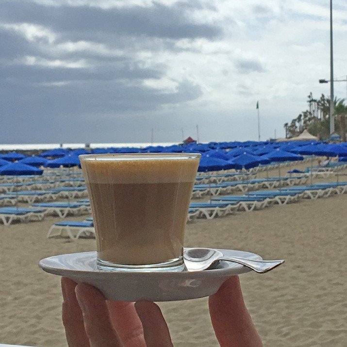 coffee by the beach