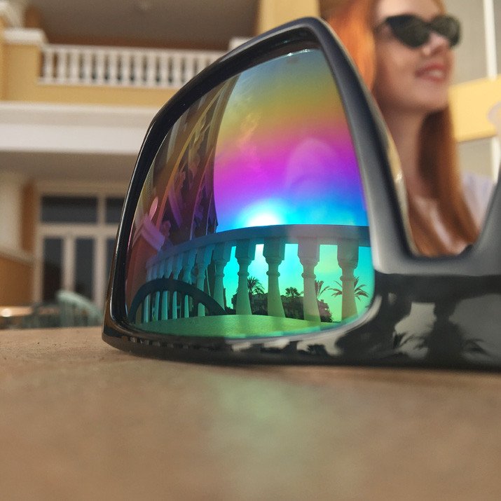 reflection in sunglasses