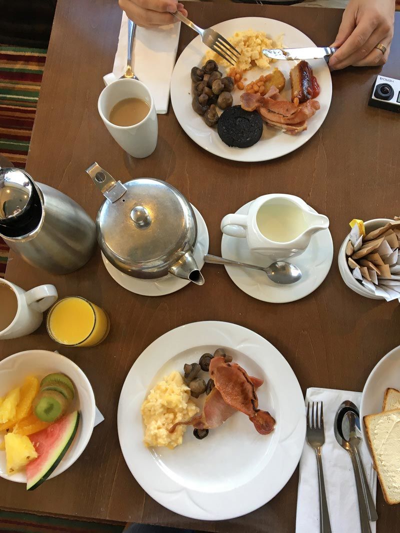 breakfast at the Edinburgh Marriott