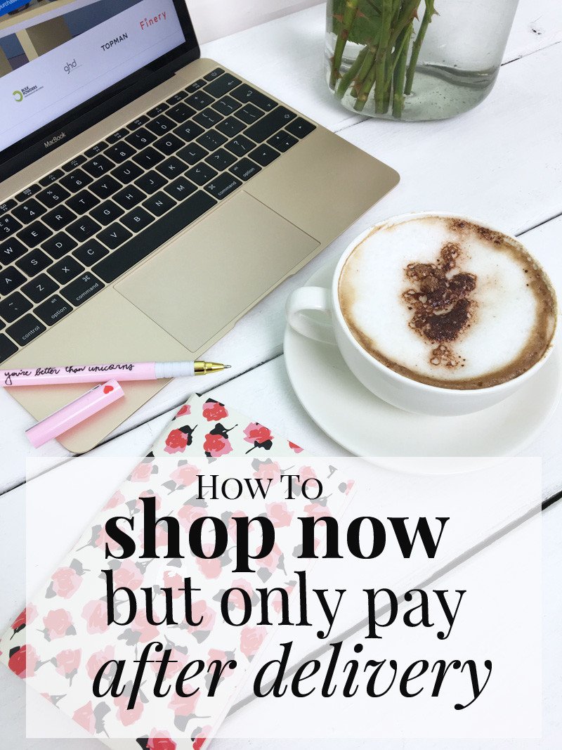 how to shop now but only pay after delivery