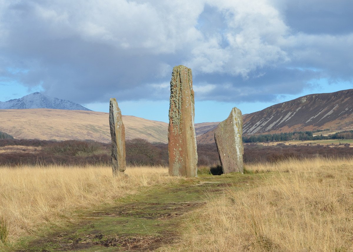 Machrie Moor stone circles on Arran, Scotland
