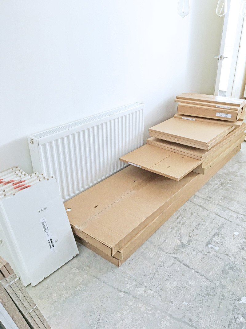flatpacked kitchen from Ikea