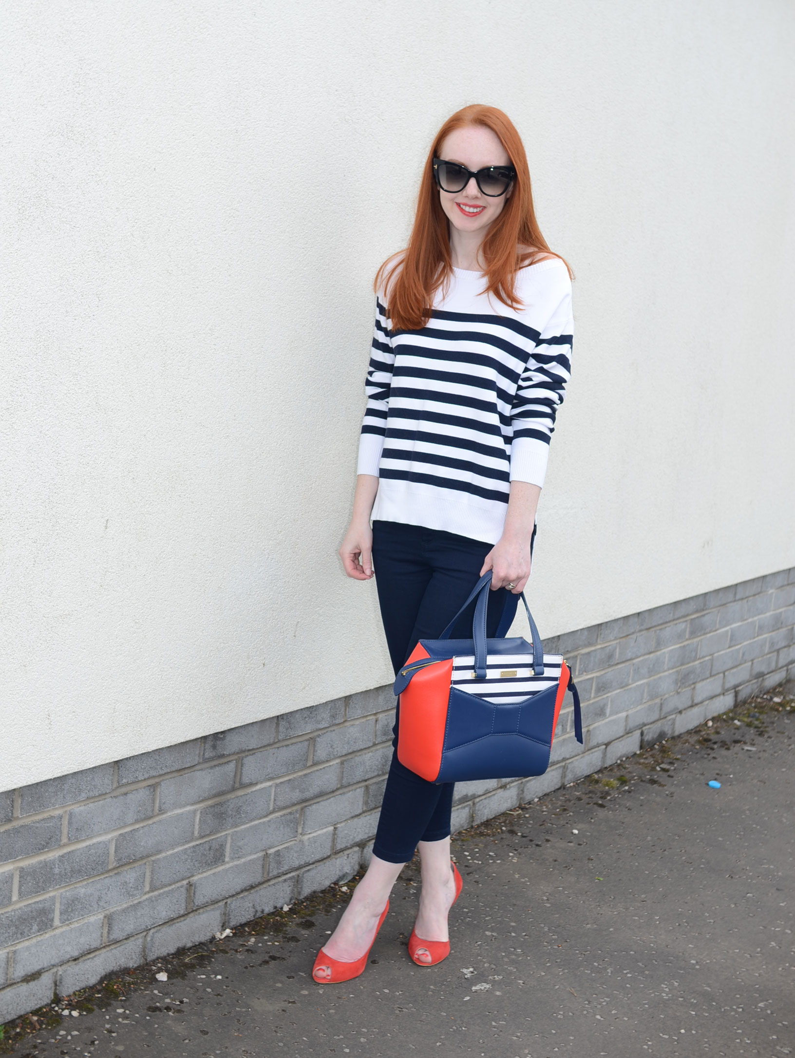 what to wear with a stripe top