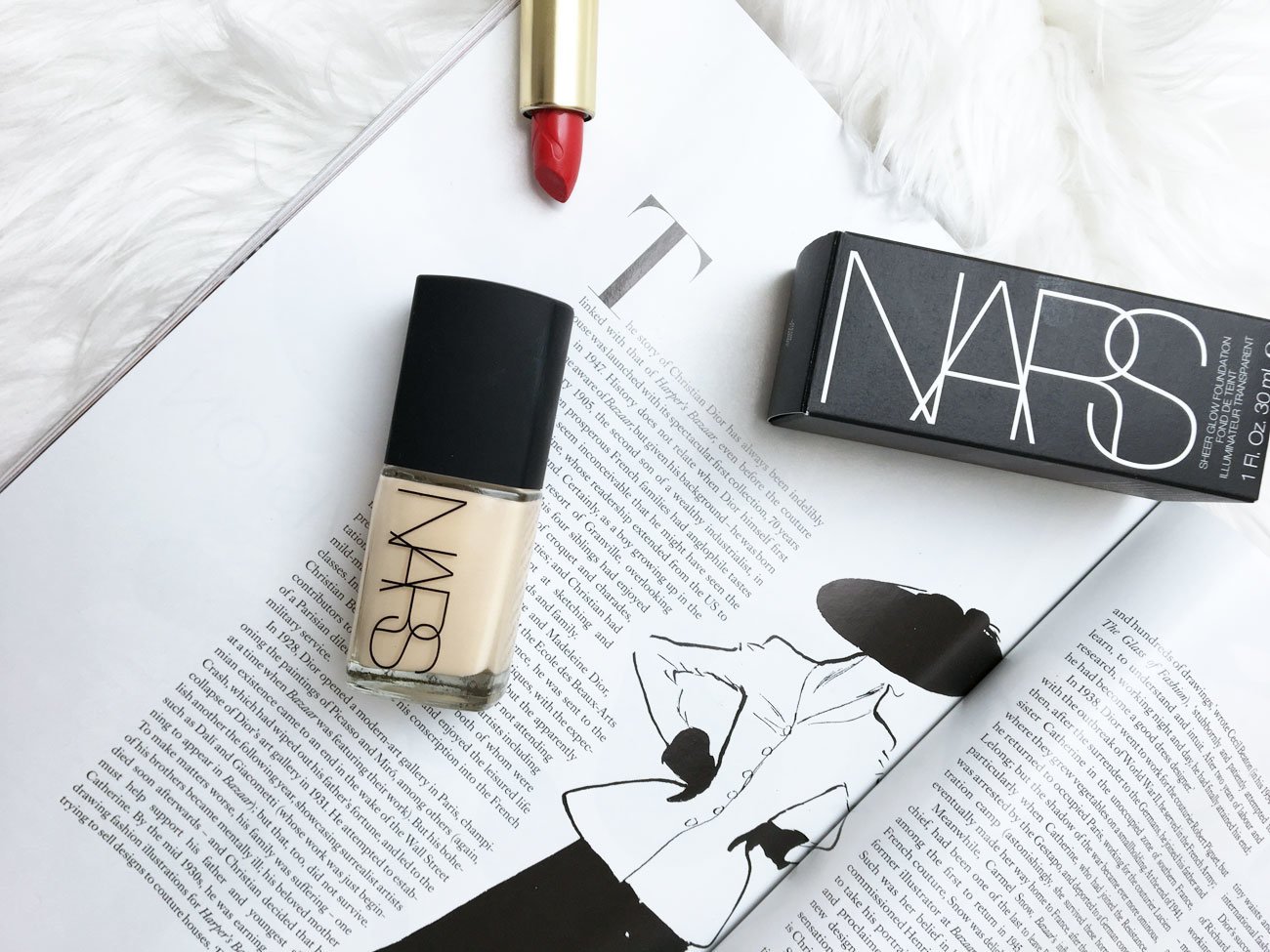NARS sheer glow foundation review