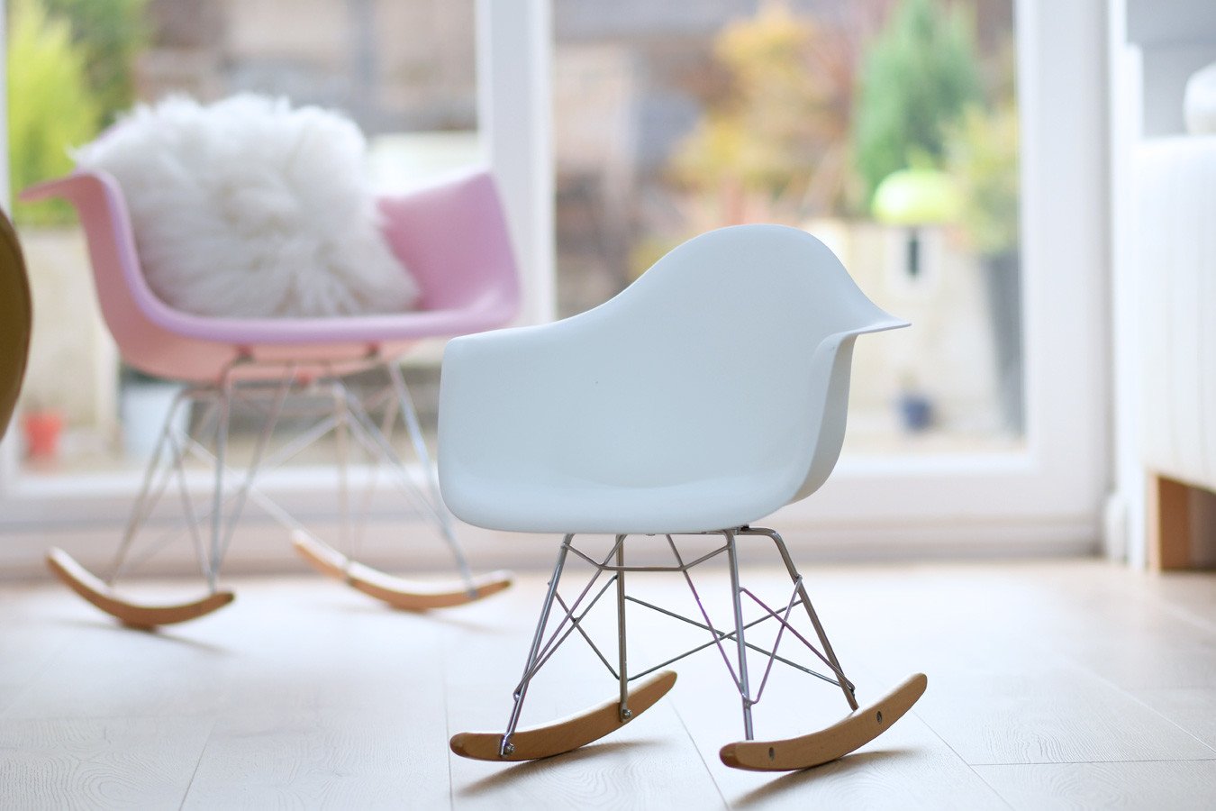 Miniature Eames rocking chair