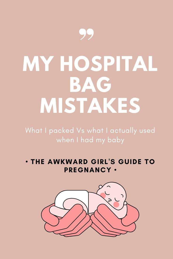 My hospital bag mistakes: what I packed vs what I actually used for my elective c-section
