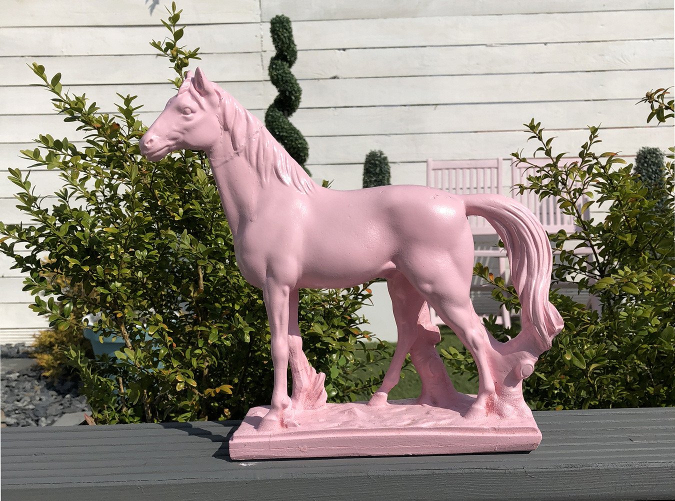 pink ceramic pony