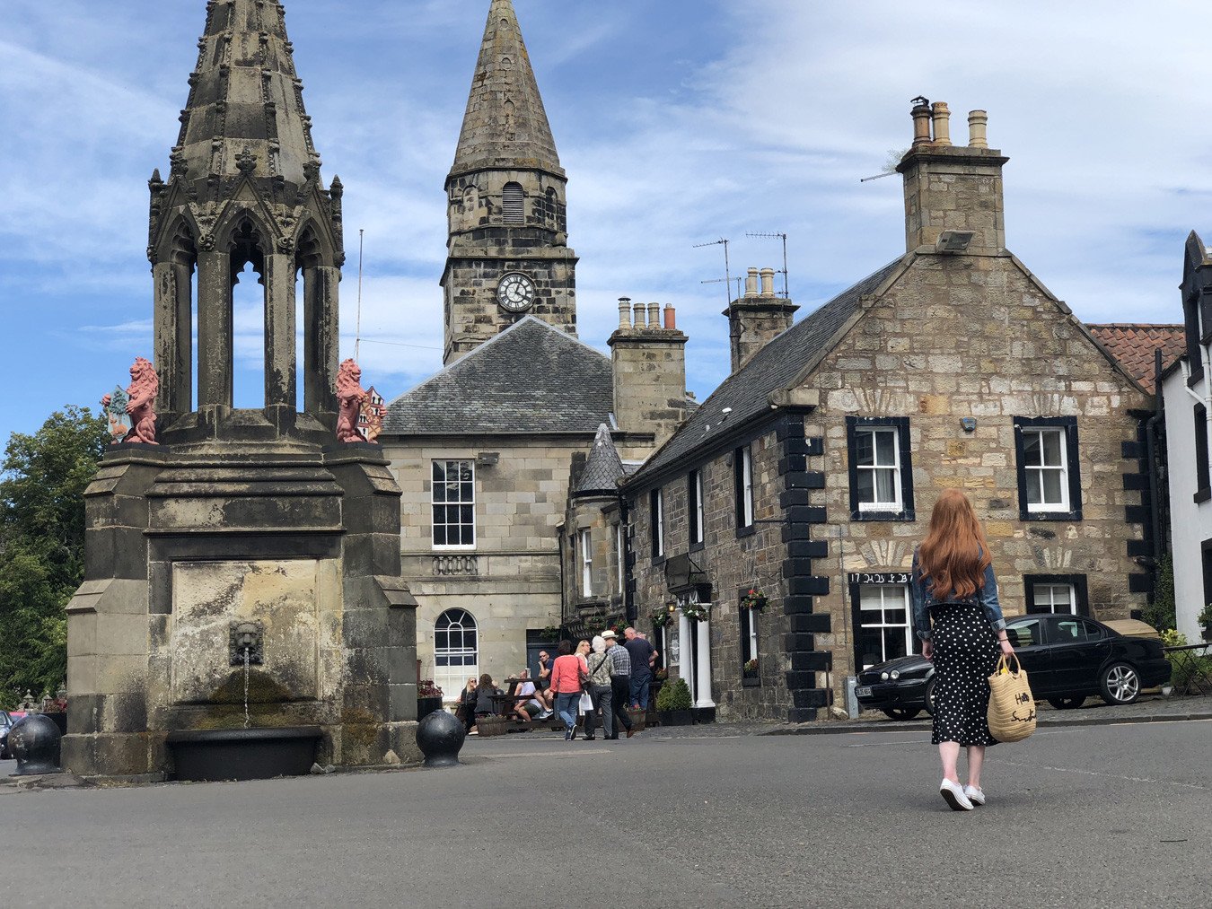 The Covenanter hotel, Falkland - an Outlander filming location