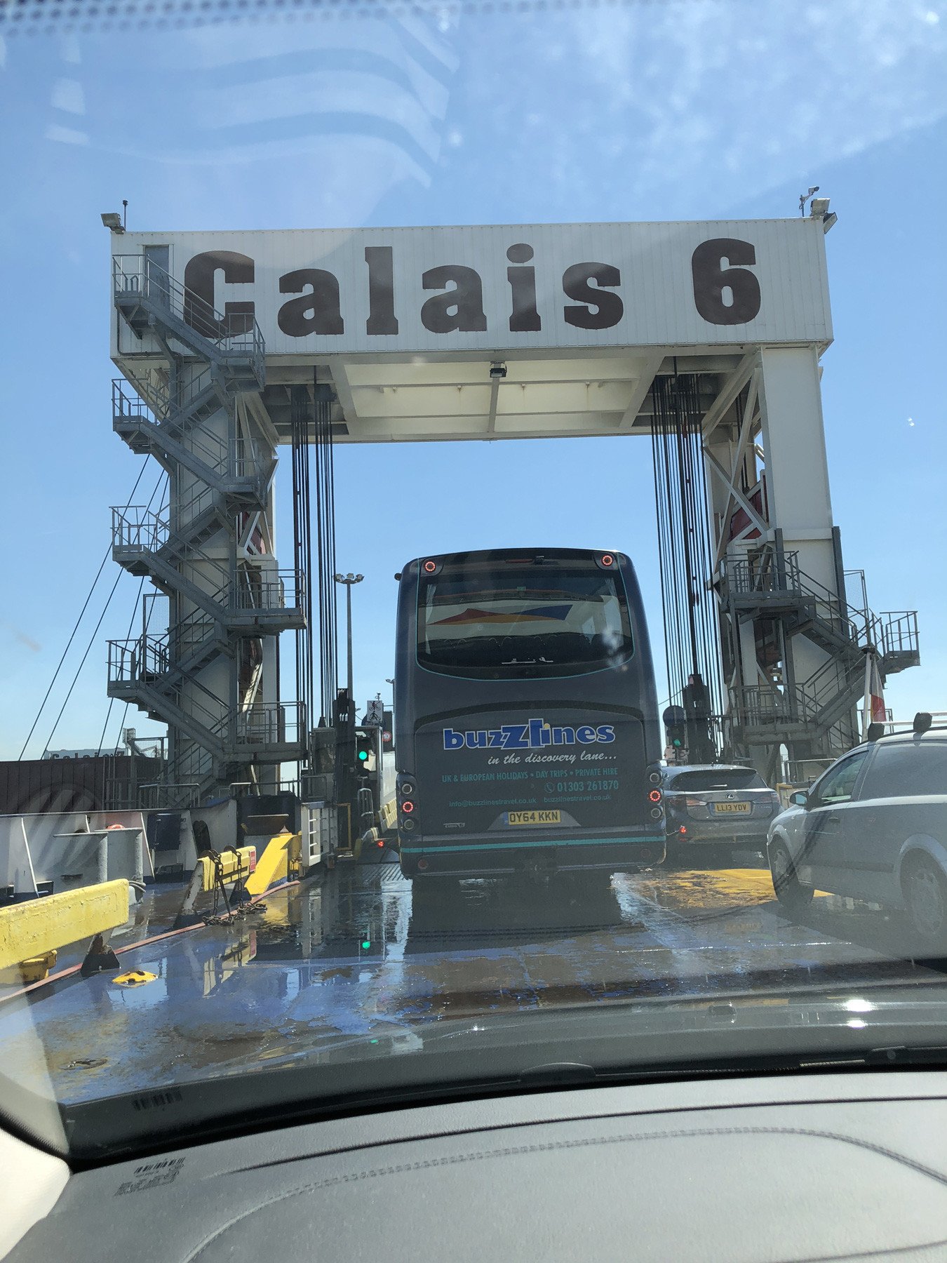Arriving in Calais