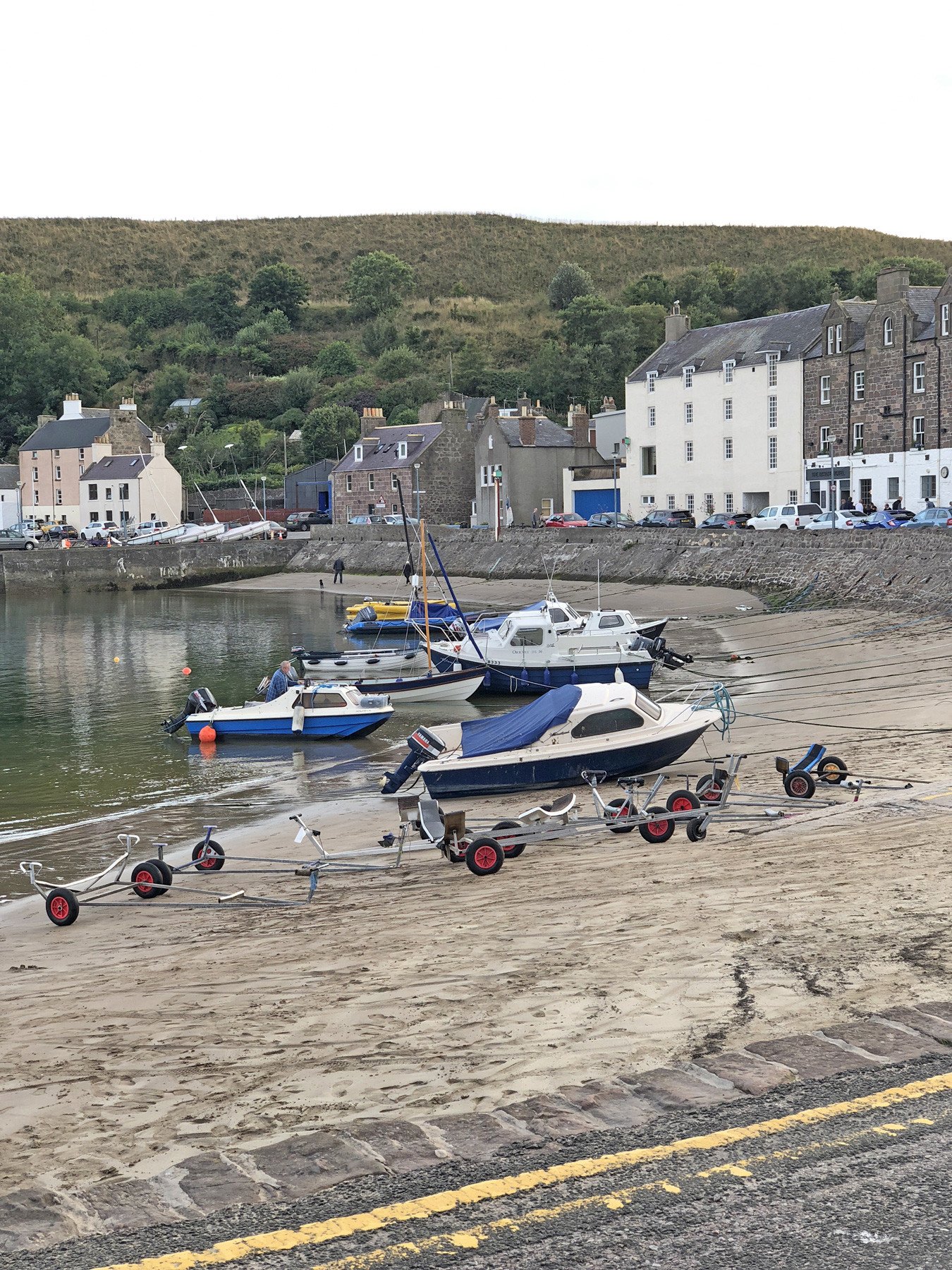Visiting Scotland: the fishing town of Stonehaven, in Aberdeenhire