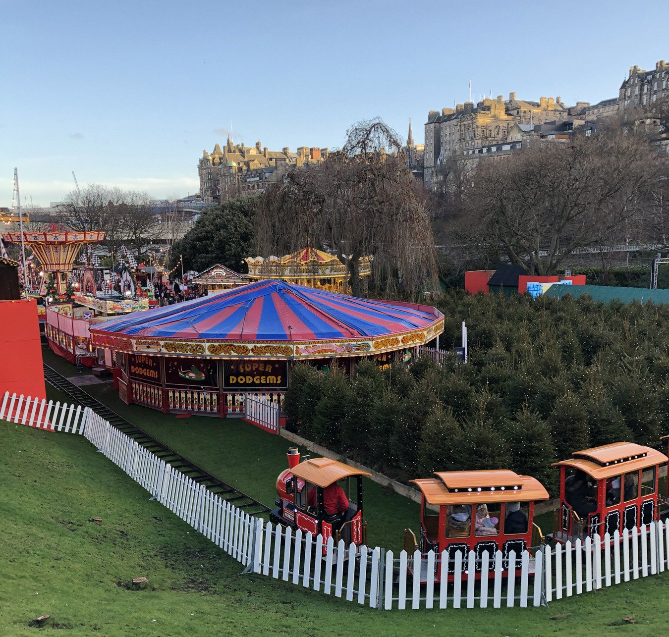 Santa Land at Edinburgh Christmas market