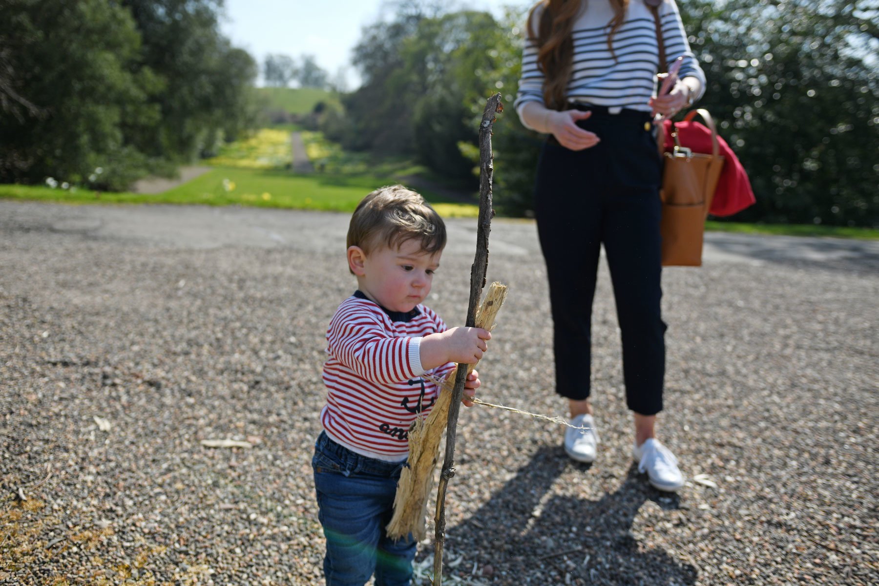 Why do toddlers love sticks so much?